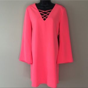 NWT! Coral bell sleeve dress